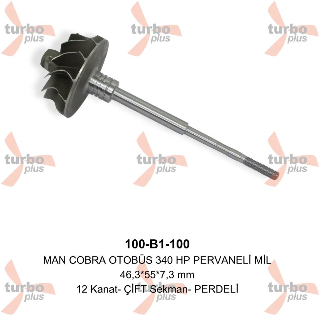 Turbo Plus | MAN COBRA OTOBÜS 340 HP PERVANELİ MİL