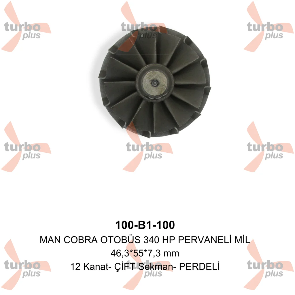 Turbo Plus | MAN COBRA OTOBÜS 340 HP PERVANELİ MİL