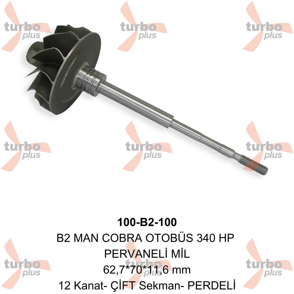 Turbo Plus | B2 MAN COBRA OTOBÜS 340 HP PERVANELİ MİL