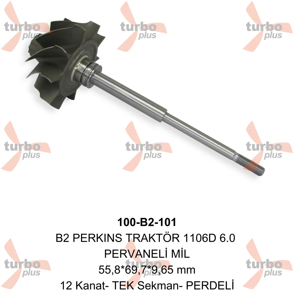 Turbo Plus | B2 PERKINS TRAKTÖR 1106D 6.0 PERVANELİ MİL