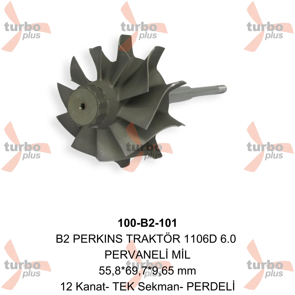 Turbo Plus | B2 PERKINS TRAKTÖR 1106D 6.0 PERVANELİ MİL