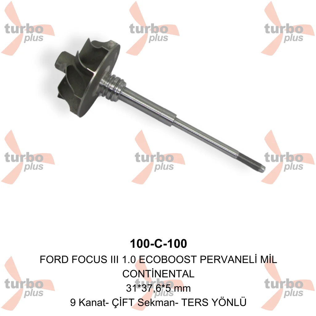 Turbo Plus | FORD FOCUS III 1.0 ECOBOOST PERVANELİ MİL