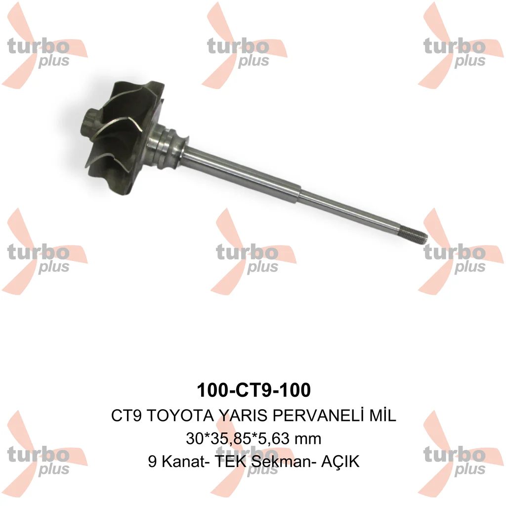 Turbo Plus | CT9 TOYOTA YARIS PERVANELİ MİL