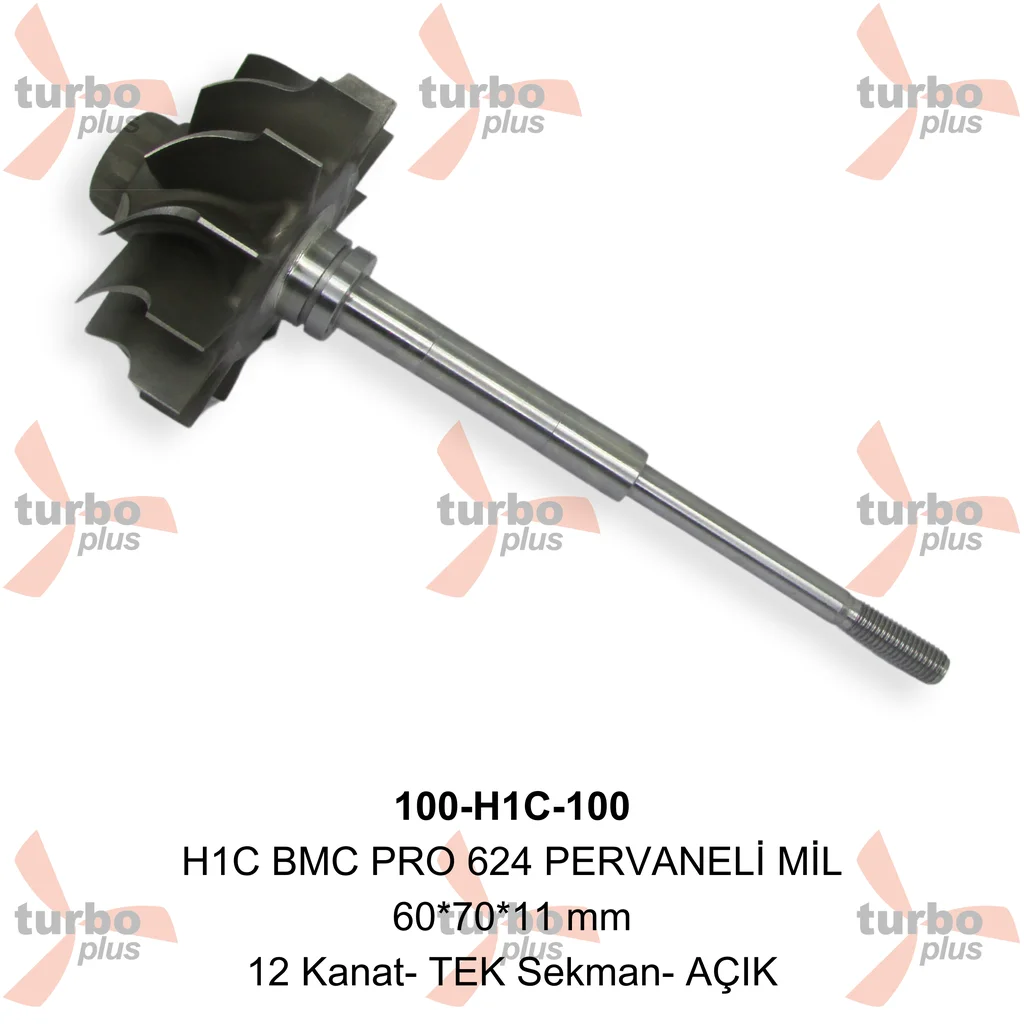 Turbo Plus | H1C BMC PRO 624 PERVANELİ MİL