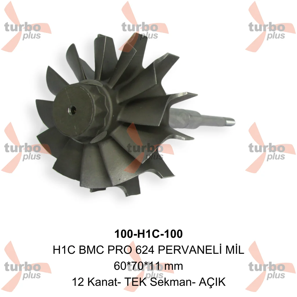 Turbo Plus | H1C BMC PRO 624 PERVANELİ MİL