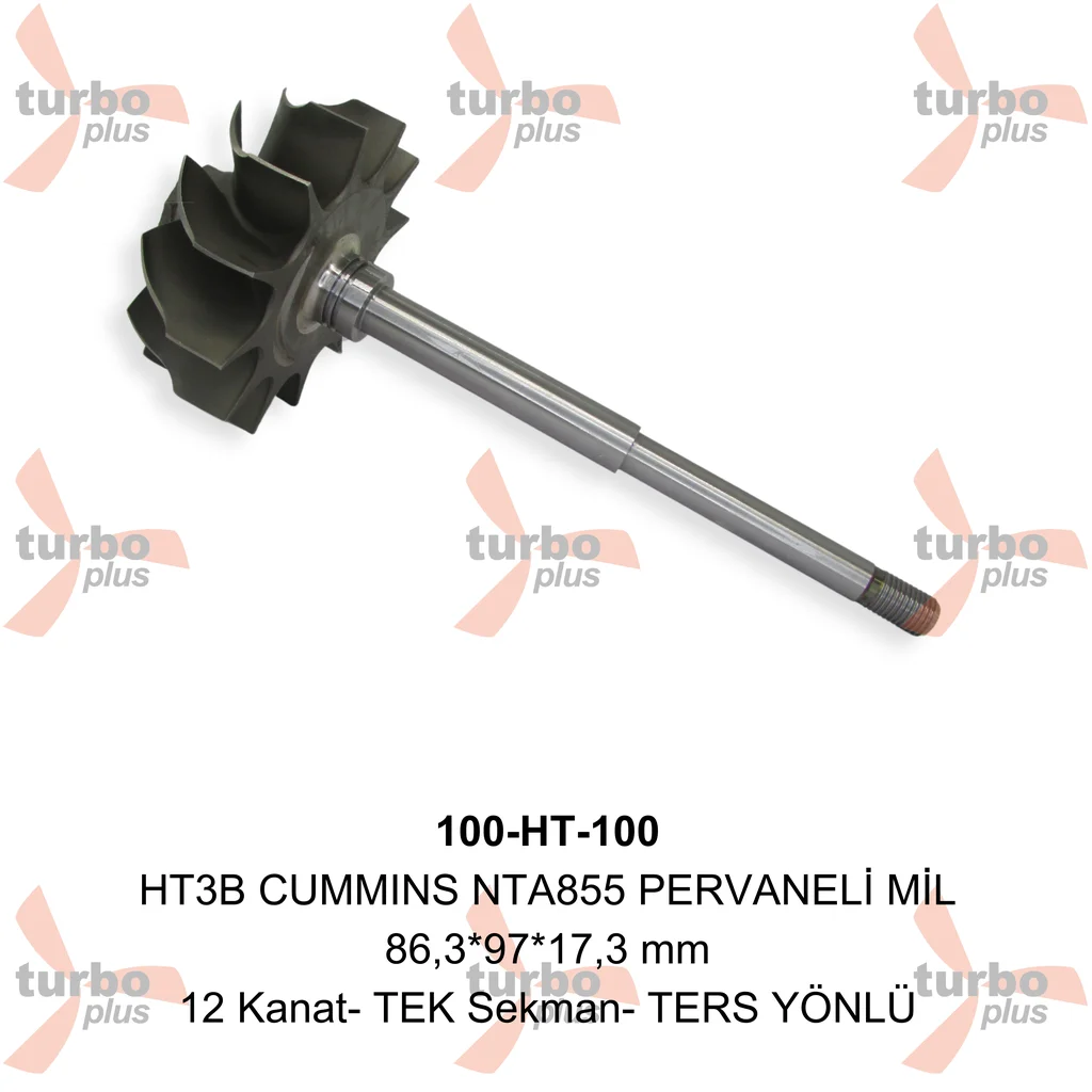 Turbo Plus | HT3B CUMMINS NTA855 PERVANELİ MİL