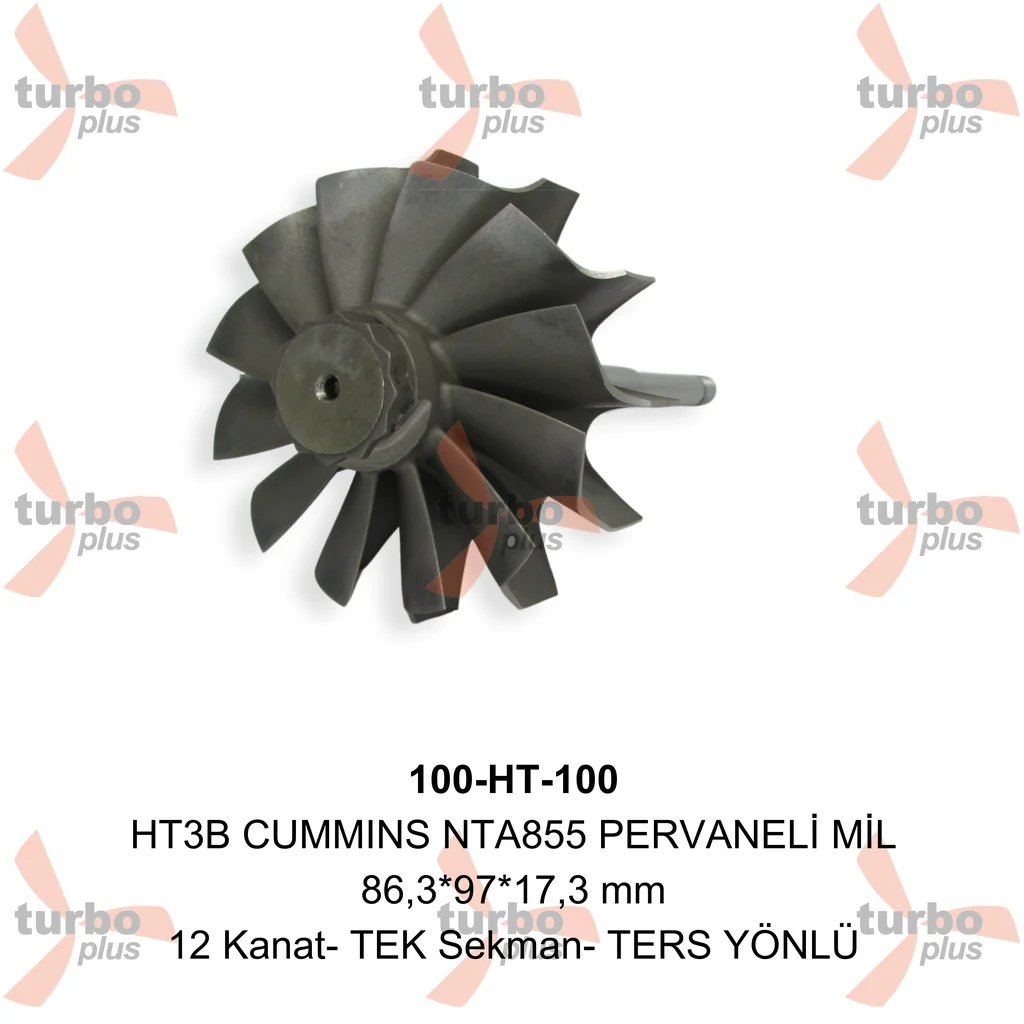 Turbo Plus | HT3B CUMMINS NTA855 PERVANELİ MİL