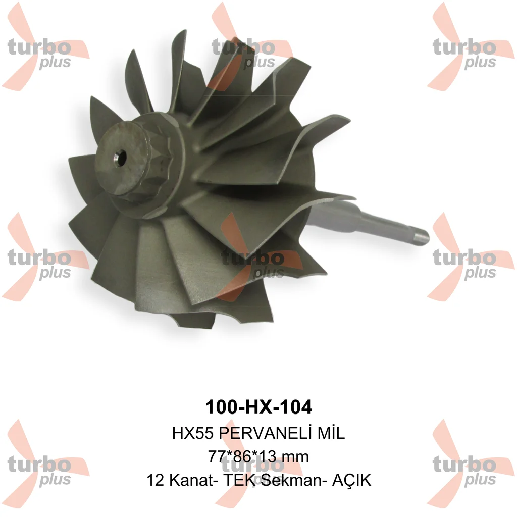 Turbo Plus | HX55 PERVANELİ MİL