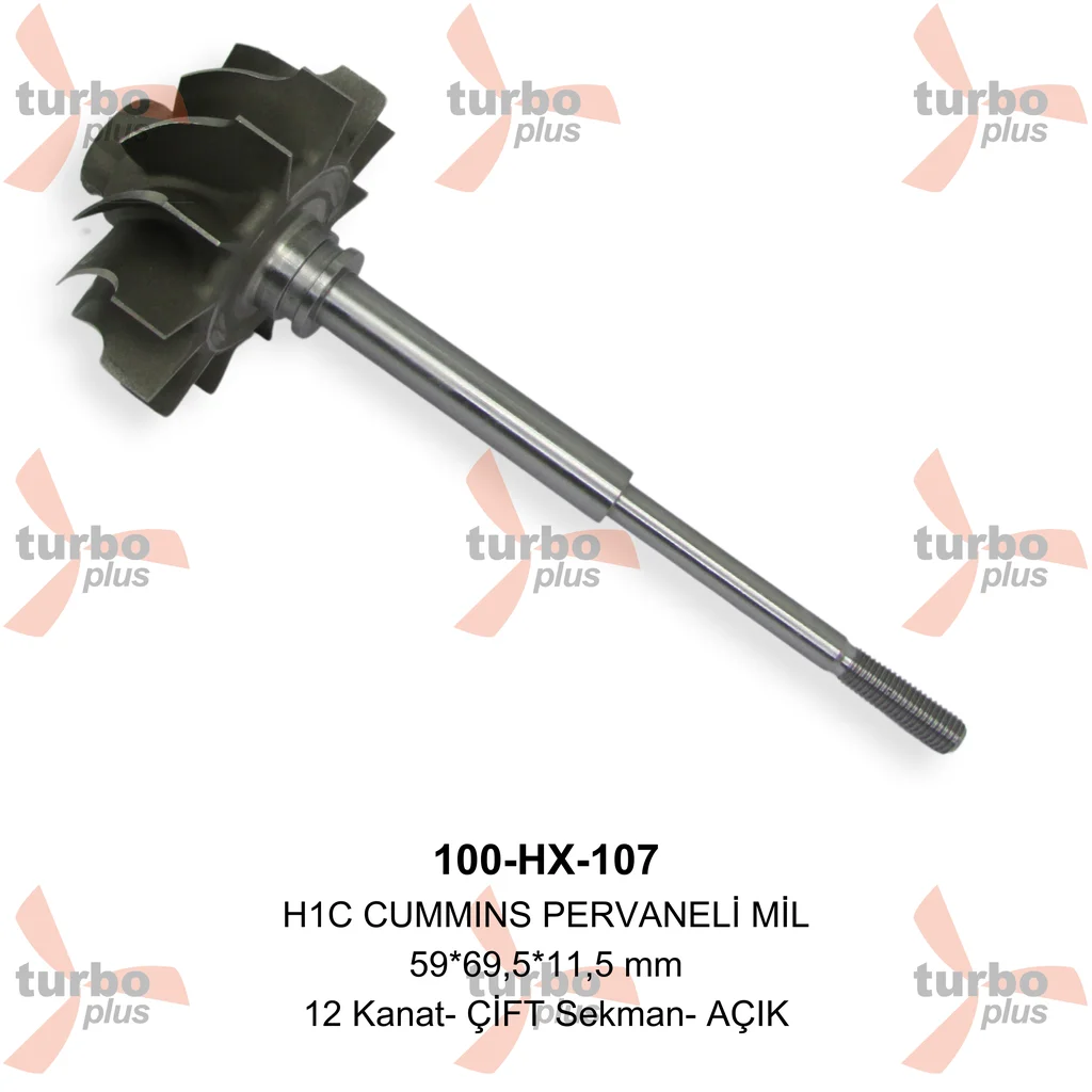 Turbo Plus | H1C CUMMINS PERVANELİ MİL