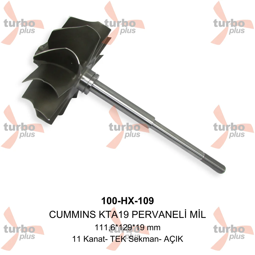 Turbo Plus | CUMMINS KTA19 PERVANELİ MİL