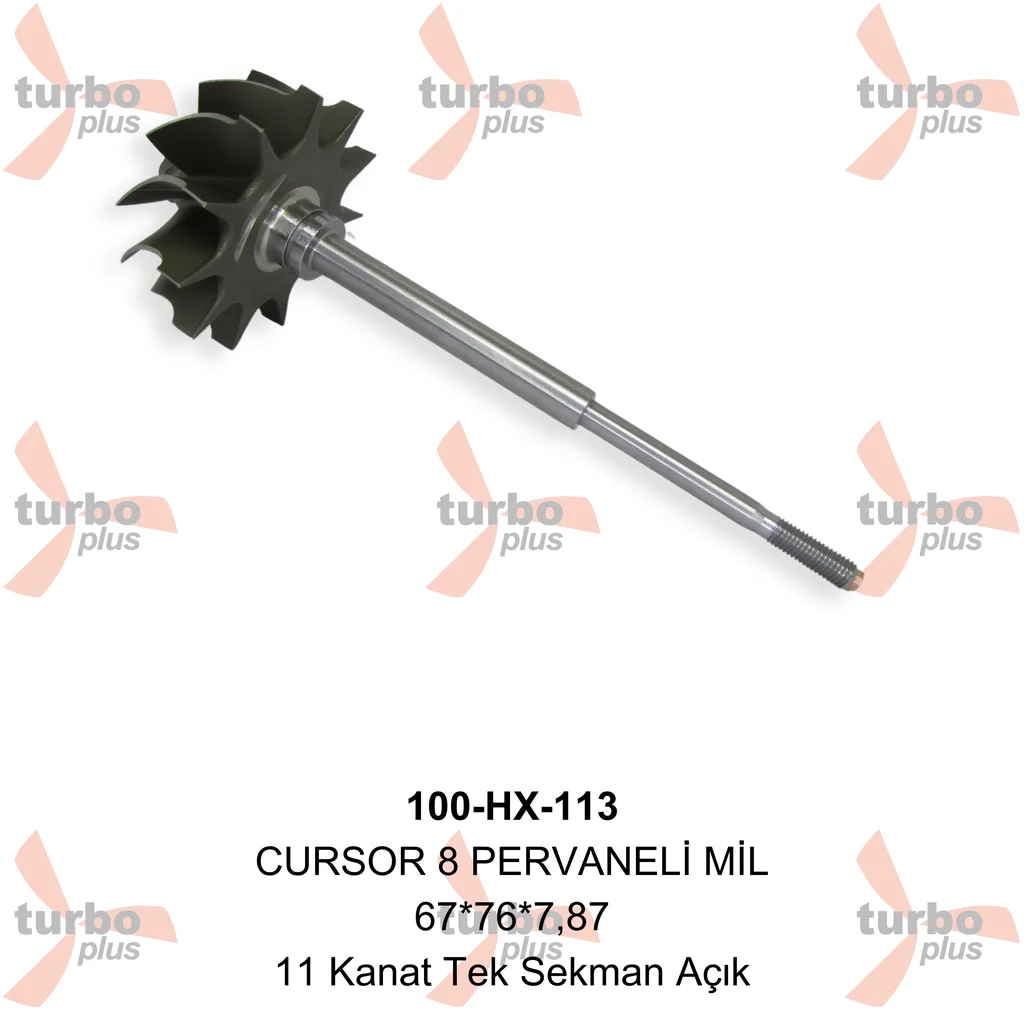 Turbo Plus | CURSOR 8 PERVANELİ MİL