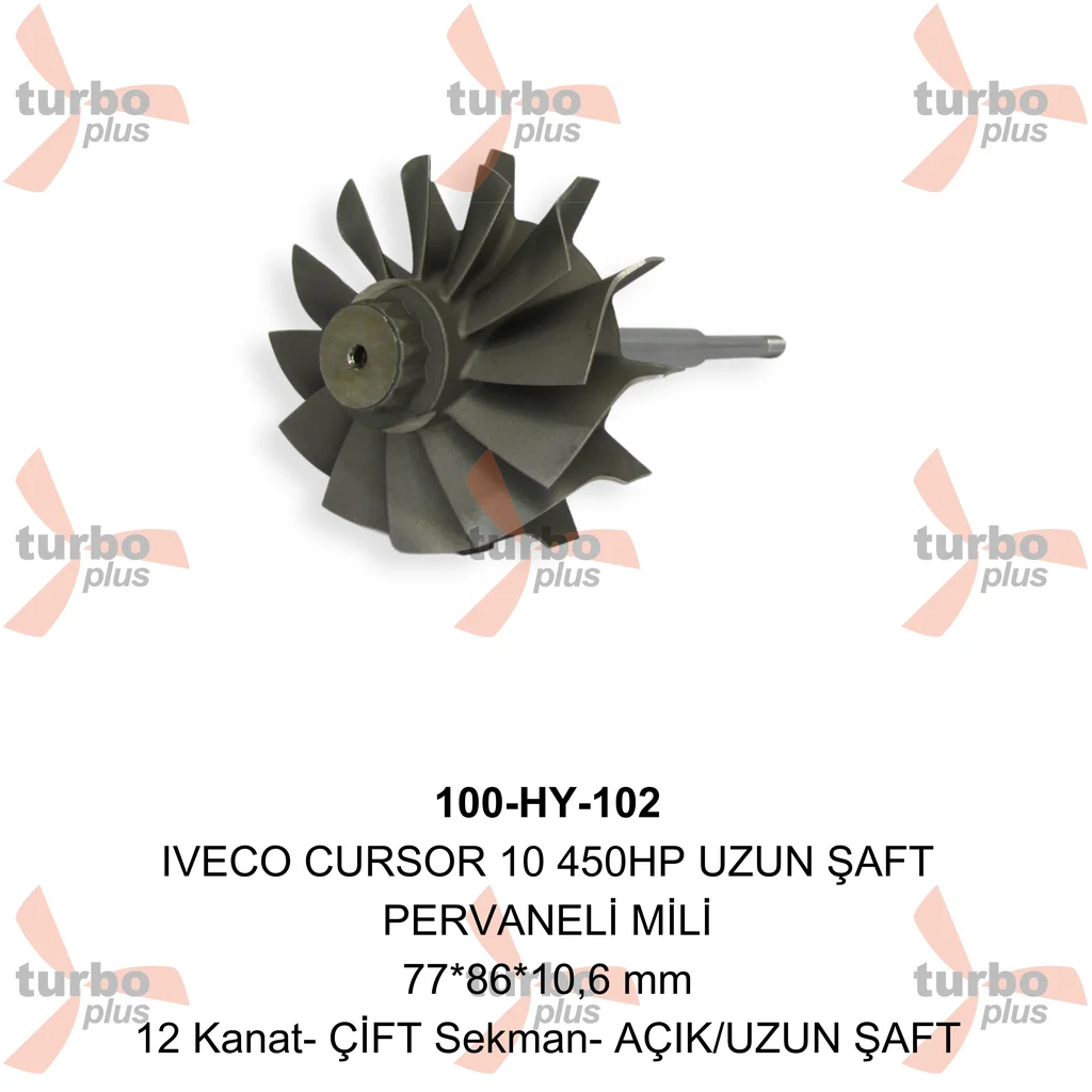 Turbo Plus | IVECO CURSOR 10 450HP UZUN ŞAFT PERVANELİ MİLİ