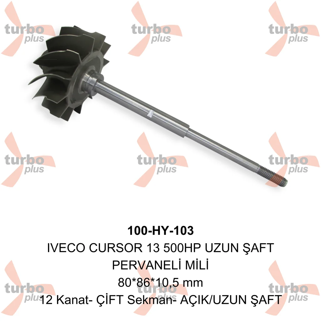 Turbo Plus | IVECO CURSOR 13 500HP UZUN ŞAFT PERVANELİ MİLİ
