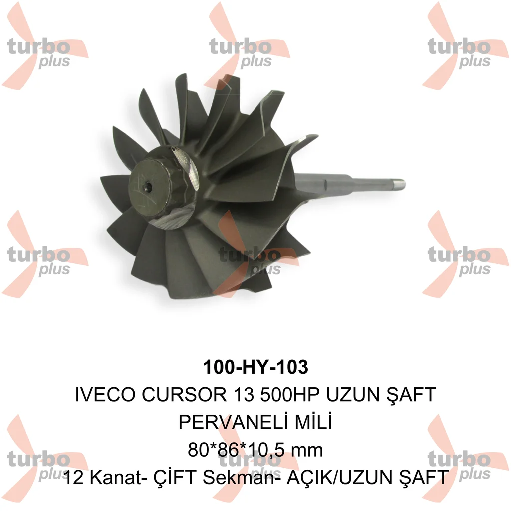 Turbo Plus | IVECO CURSOR 13 500HP UZUN ŞAFT PERVANELİ MİLİ