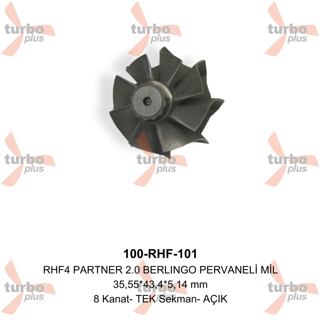 Turbo Plus | RHF4 PARTNER 2.0 BERLINGO PERVANELİ MİL