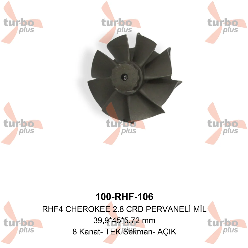 Turbo Plus | RHF4 CHEROKEE 2.8 CRD PERVANELİ MİL