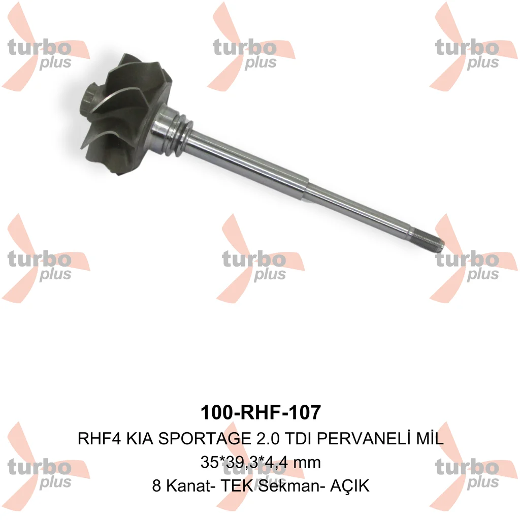 Turbo Plus | RHF4 KIA SPORTAGE 2.0 TDI PERVANELİ MİL