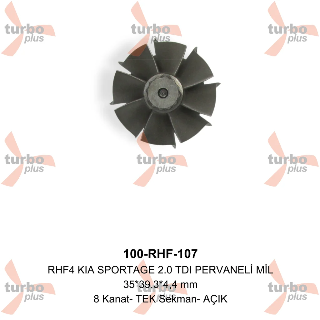 Turbo Plus | RHF4 KIA SPORTAGE 2.0 TDI PERVANELİ MİL
