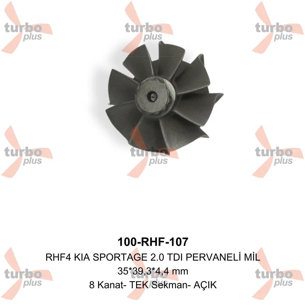 Turbo Plus | RHF4 KIA SPORTAGE 2.0 TDI PERVANELİ MİL
