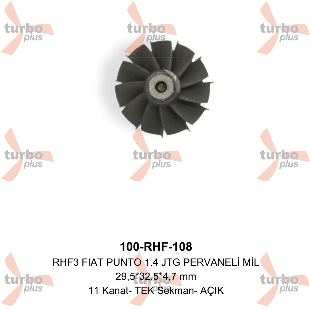 Turbo Plus | RHF3 FIAT PUNTO 1.4 JTG PERVANELİ MİL