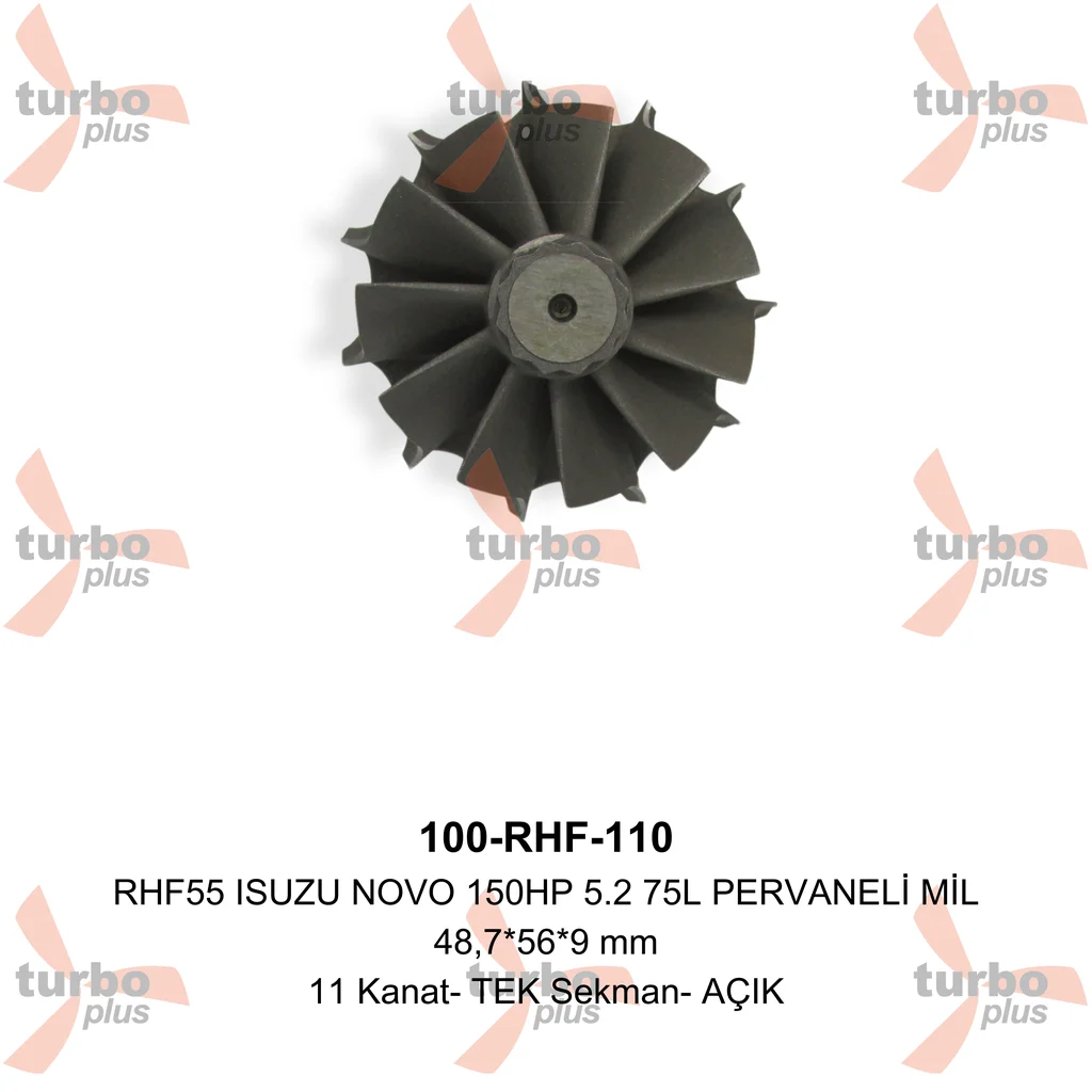 Turbo Plus | RHF55 ISUZU NOVO 150HP 5.2 75L PERVANELİ MİL
