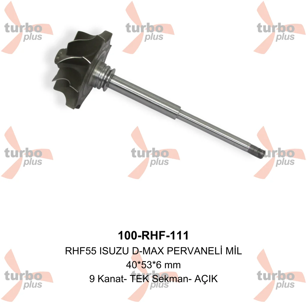 Turbo Plus | RHF55 ISUZU D-MAX PERVANELİ MİL