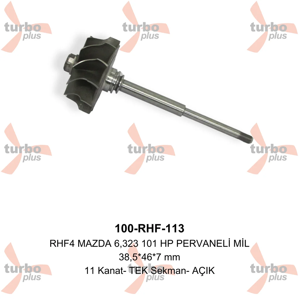 Turbo Plus | RHF4 MAZDA 6,323 101 HP PERVANELİ MİL