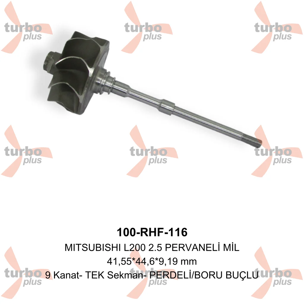 Turbo Plus | MITSUBISHI L200 2.5 PERVANELİ MİL