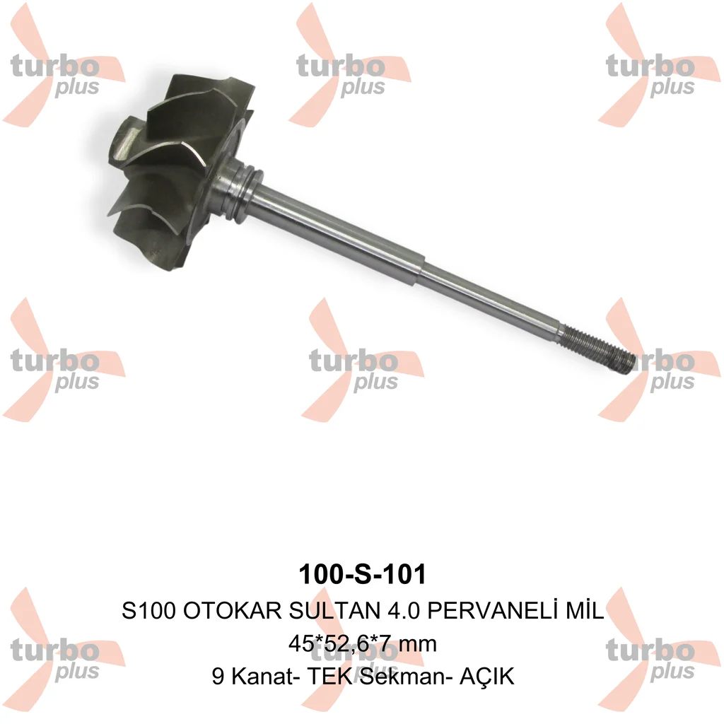 Turbo Plus | S100 OTOKAR SULTAN 4.0 PERVANELİ MİL