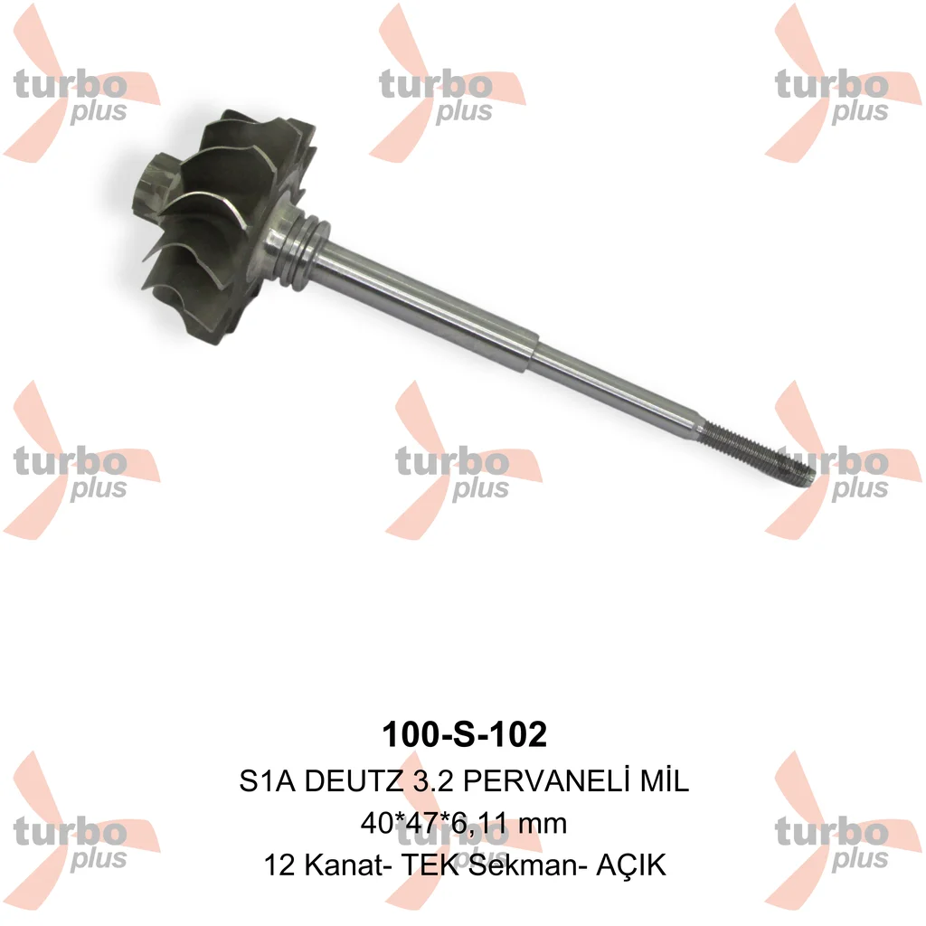 Turbo Plus | S1A DEUTZ 3.2 PERVANELİ MİL