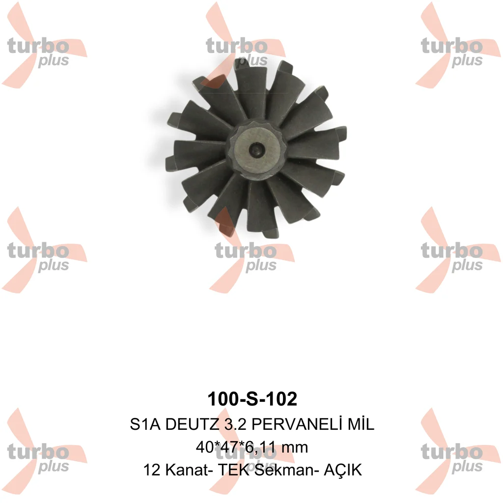 Turbo Plus | S1A DEUTZ 3.2 PERVANELİ MİL