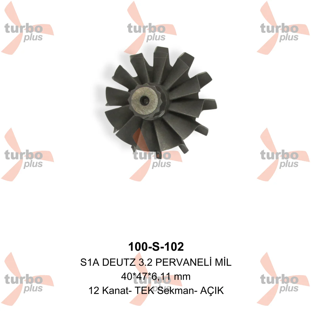 Turbo Plus | S1A DEUTZ 3.2 PERVANELİ MİL