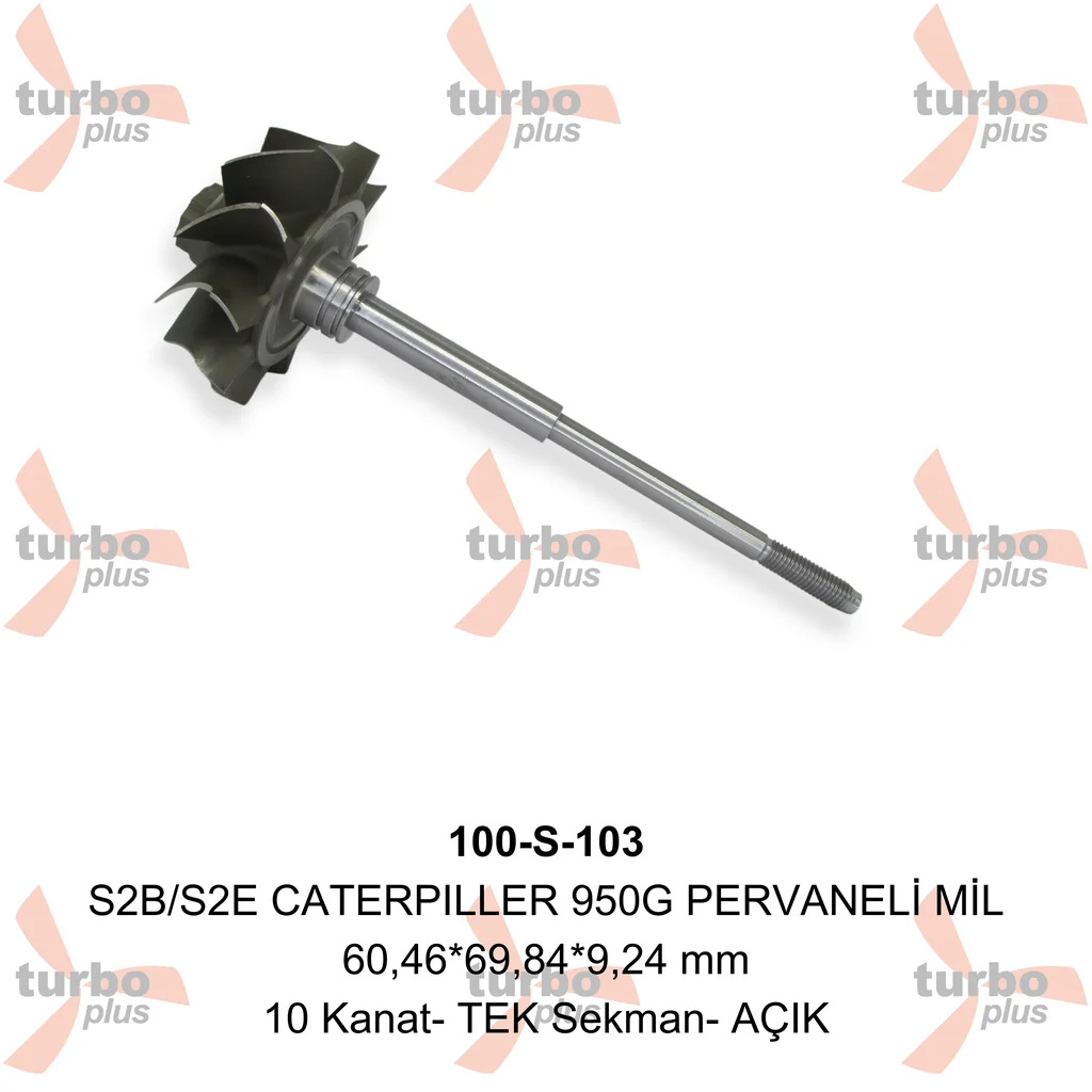 Turbo Plus | S2B/S2E CATERPILLER 950G PERVANELİ MİL