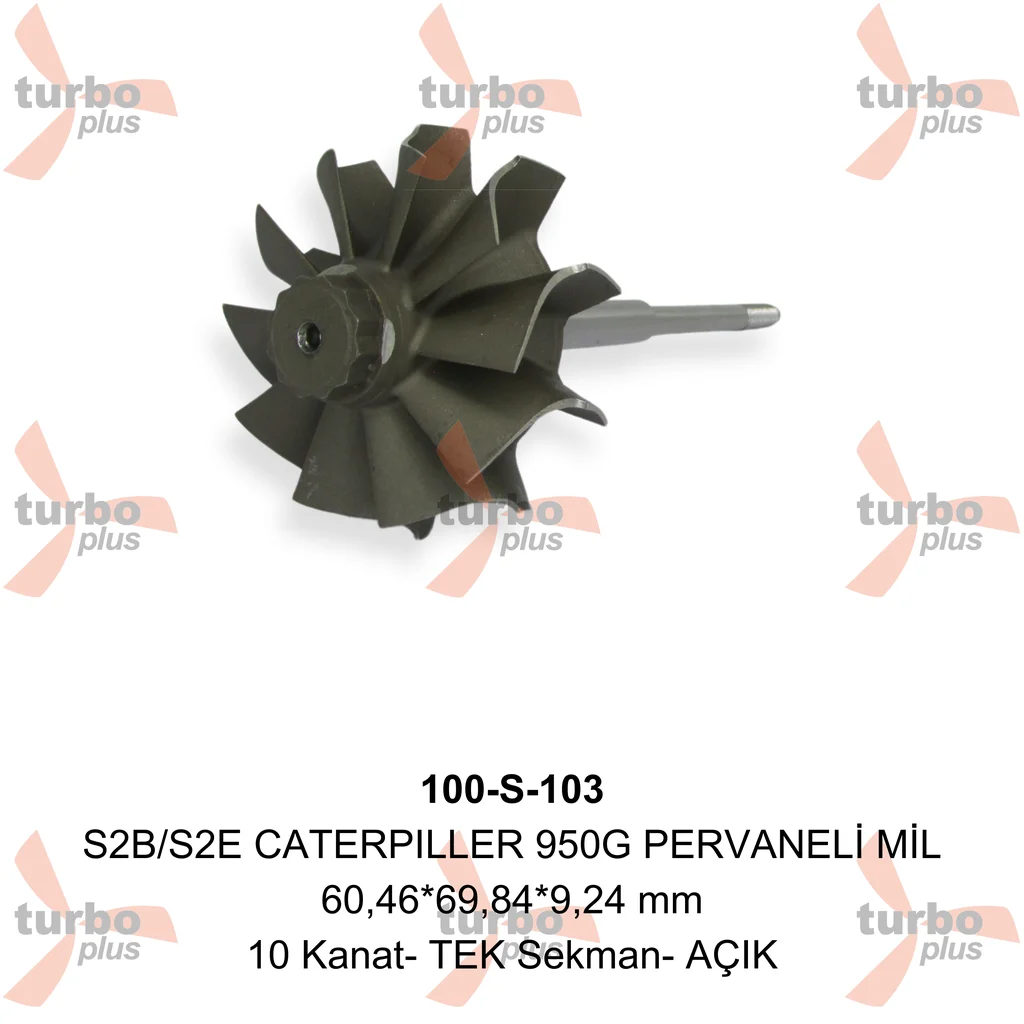 Turbo Plus | S2B/S2E CATERPILLER 950G PERVANELİ MİL