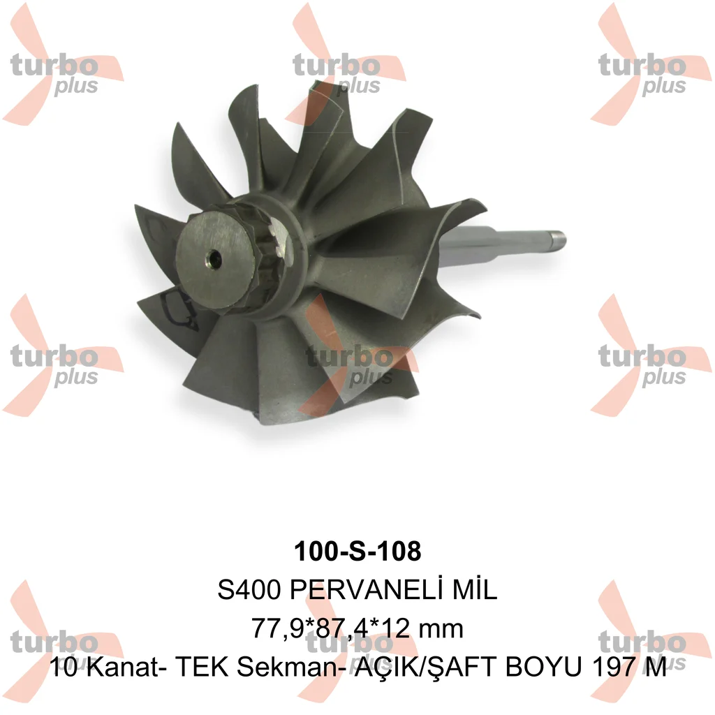 Turbo Plus | S400 PERVANELİ MİL