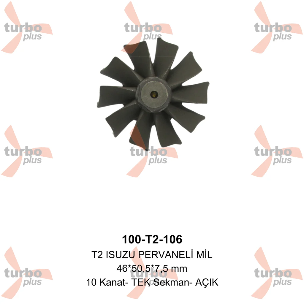 Turbo Plus | T2 ISUZU PERVANELİ MİL
