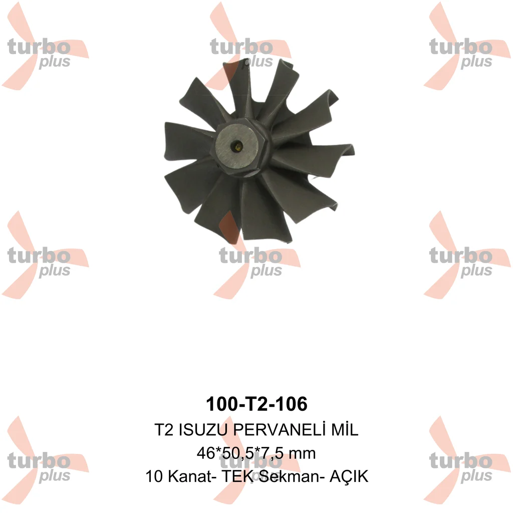 Turbo Plus | T2 ISUZU PERVANELİ MİL