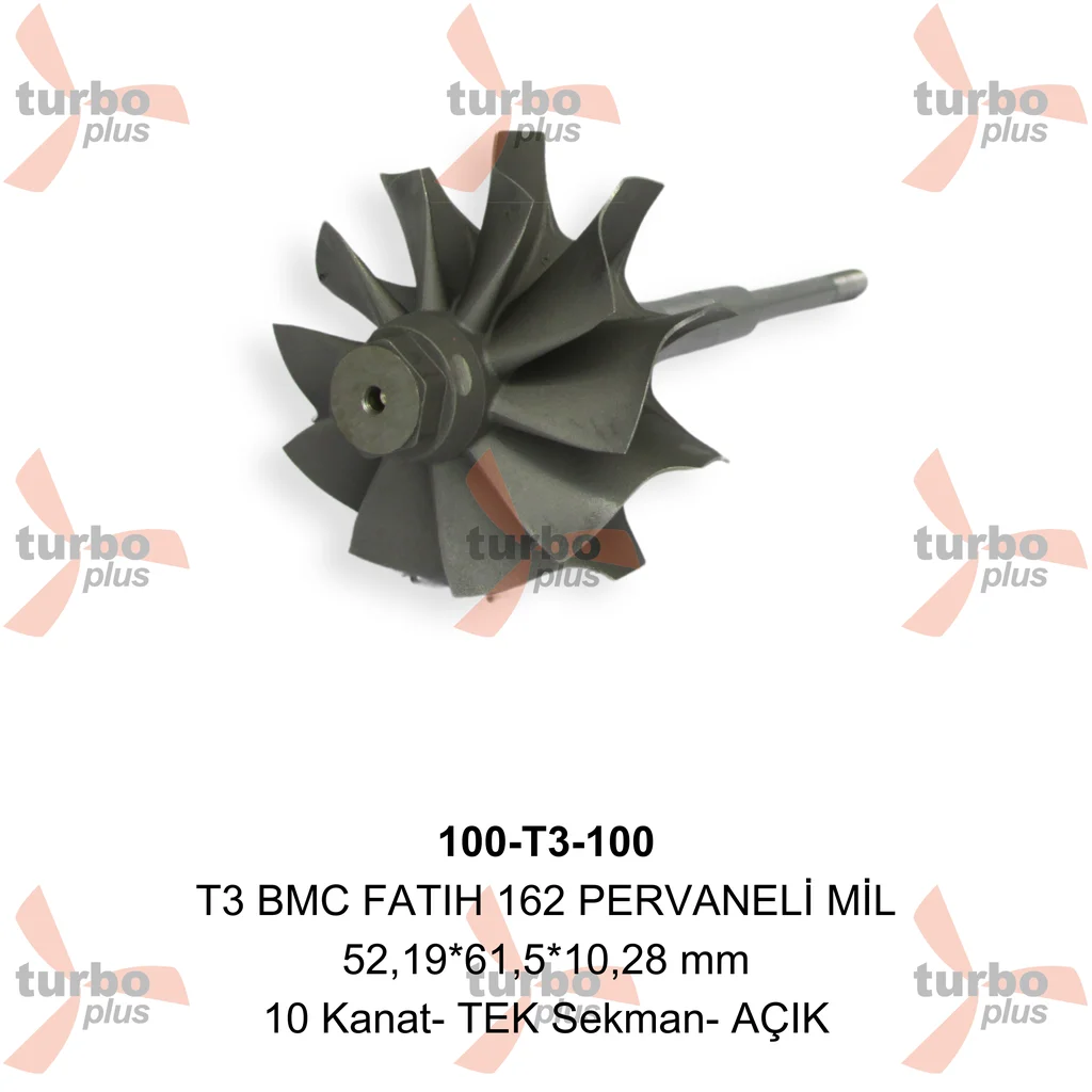 Turbo Plus | T3 BMC FATIH 162 PERVANELİ MİL