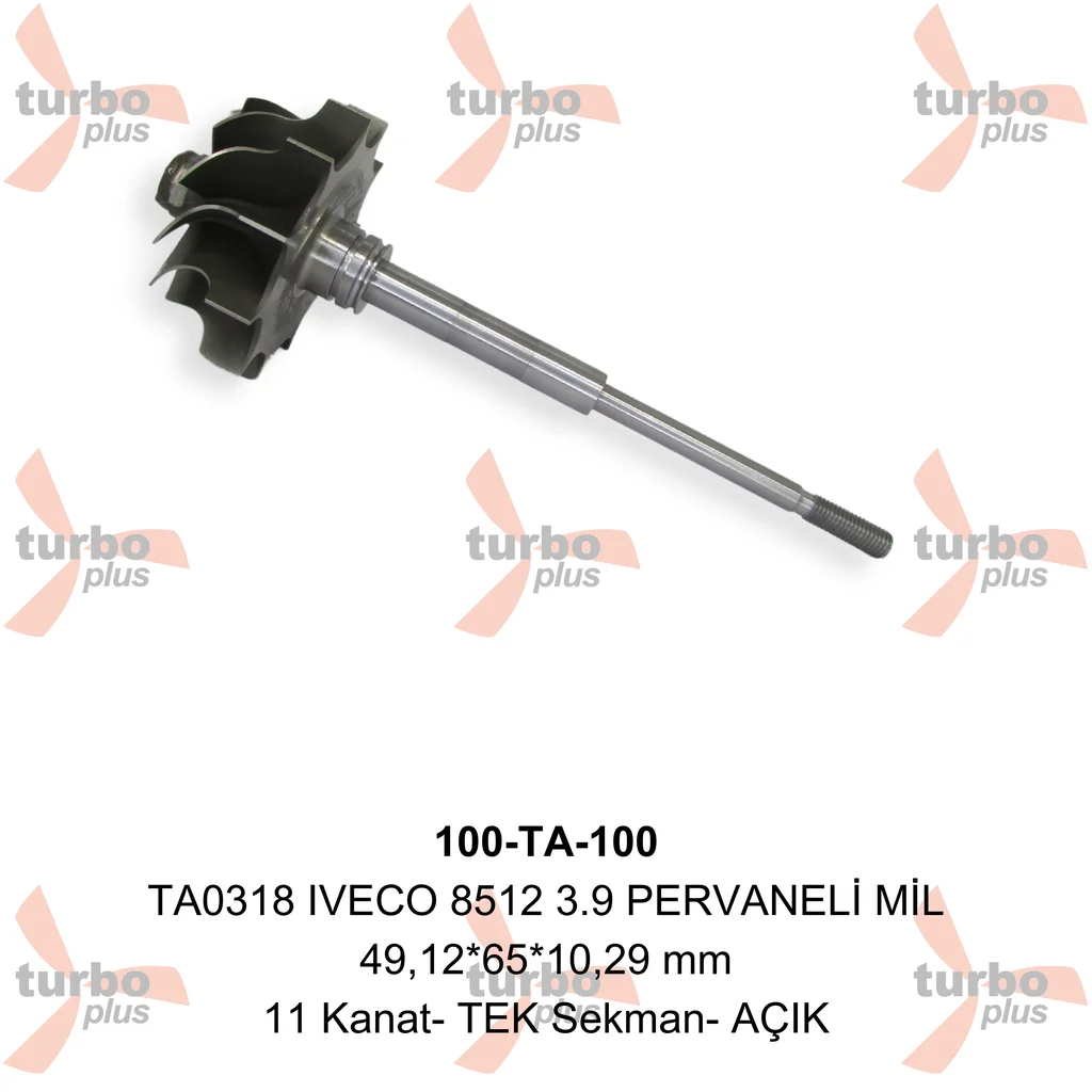 Turbo Plus | TA0318 IVECO 8512 3.9 PERVANELİ MİL