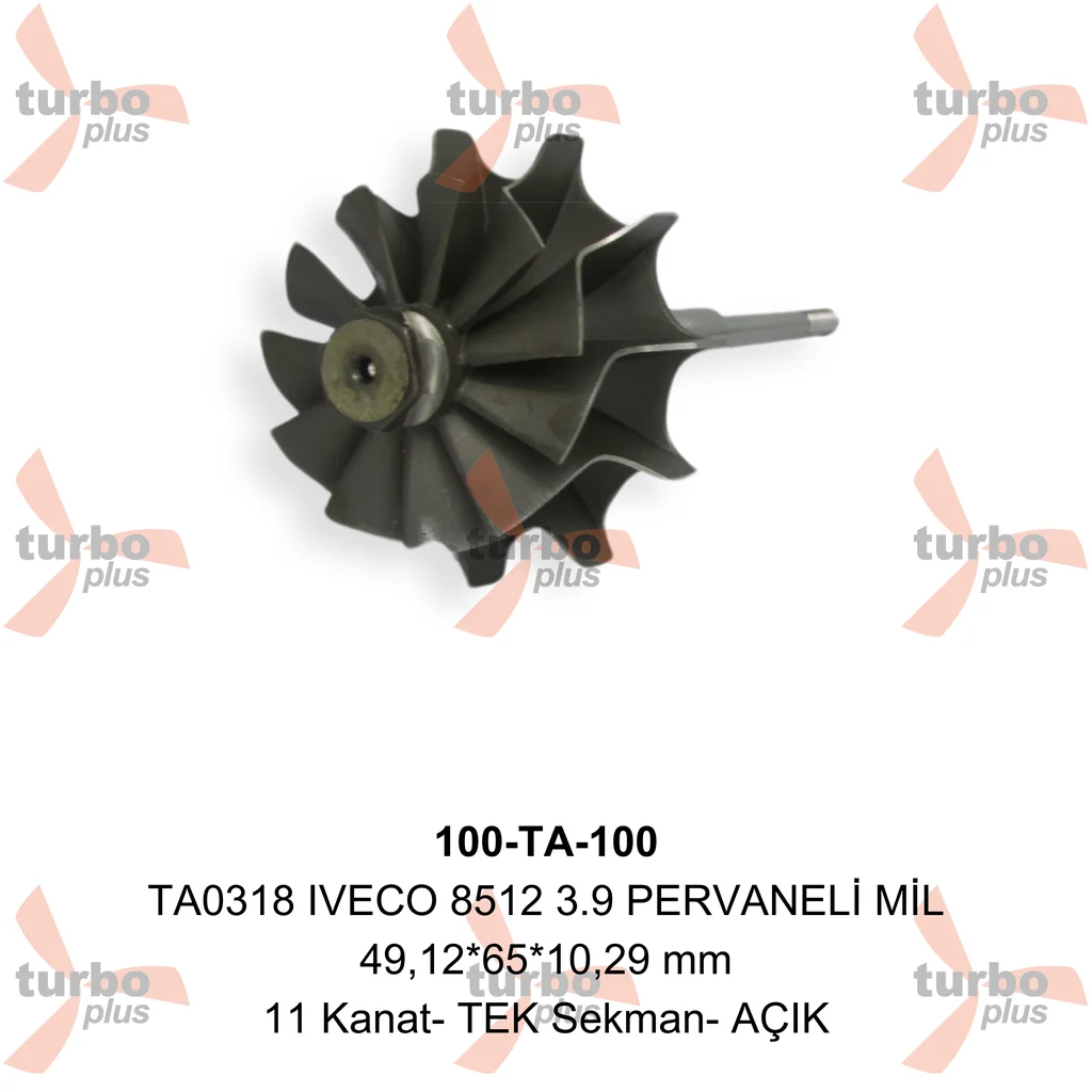 Turbo Plus | TA0318 IVECO 8512 3.9 PERVANELİ MİL