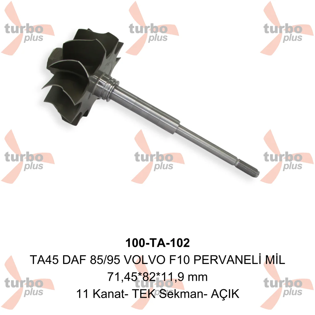 Turbo Plus | TA45 DAF 85/95 VOLVO F10 PERVANELİ MİL
