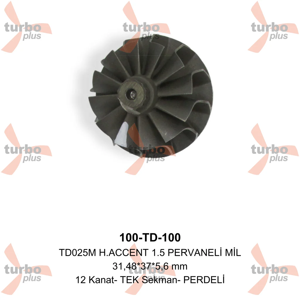 Turbo Plus | TD025M H.ACCENT 1.5 PERVANELİ MİL