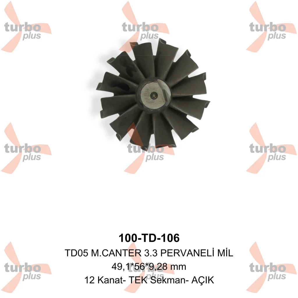 Turbo Plus | TD05 M.CANTER 3.3 PERVANELİ MİL