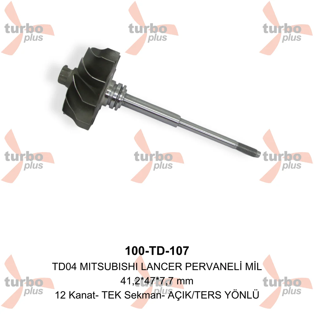 Turbo Plus | TD04 MITSUBISHI LANCER PERVANELİ MİL