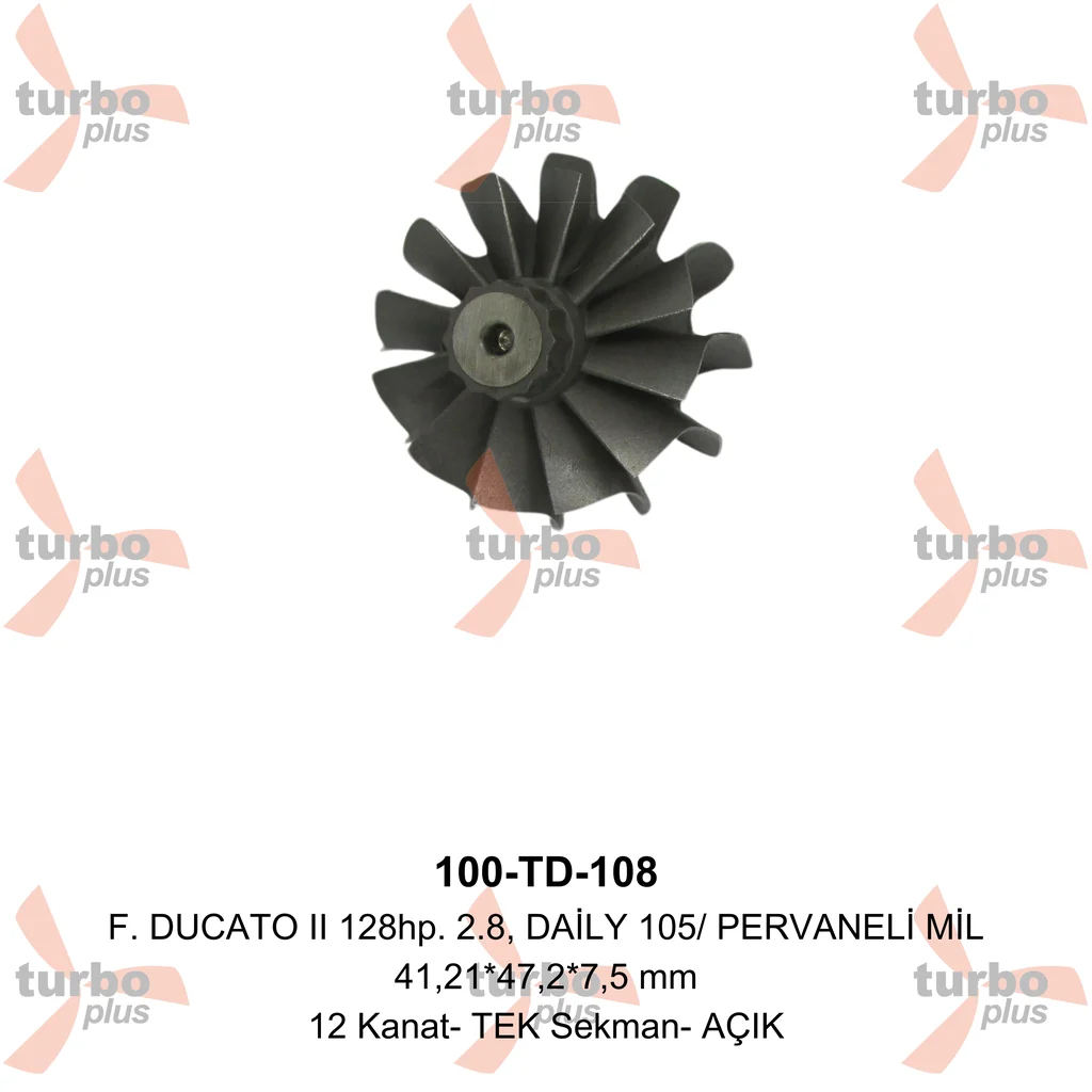 Turbo Plus | F. DUCATO II 128hp. 2.8, DAİLY 105/ PERVANELİ MİL