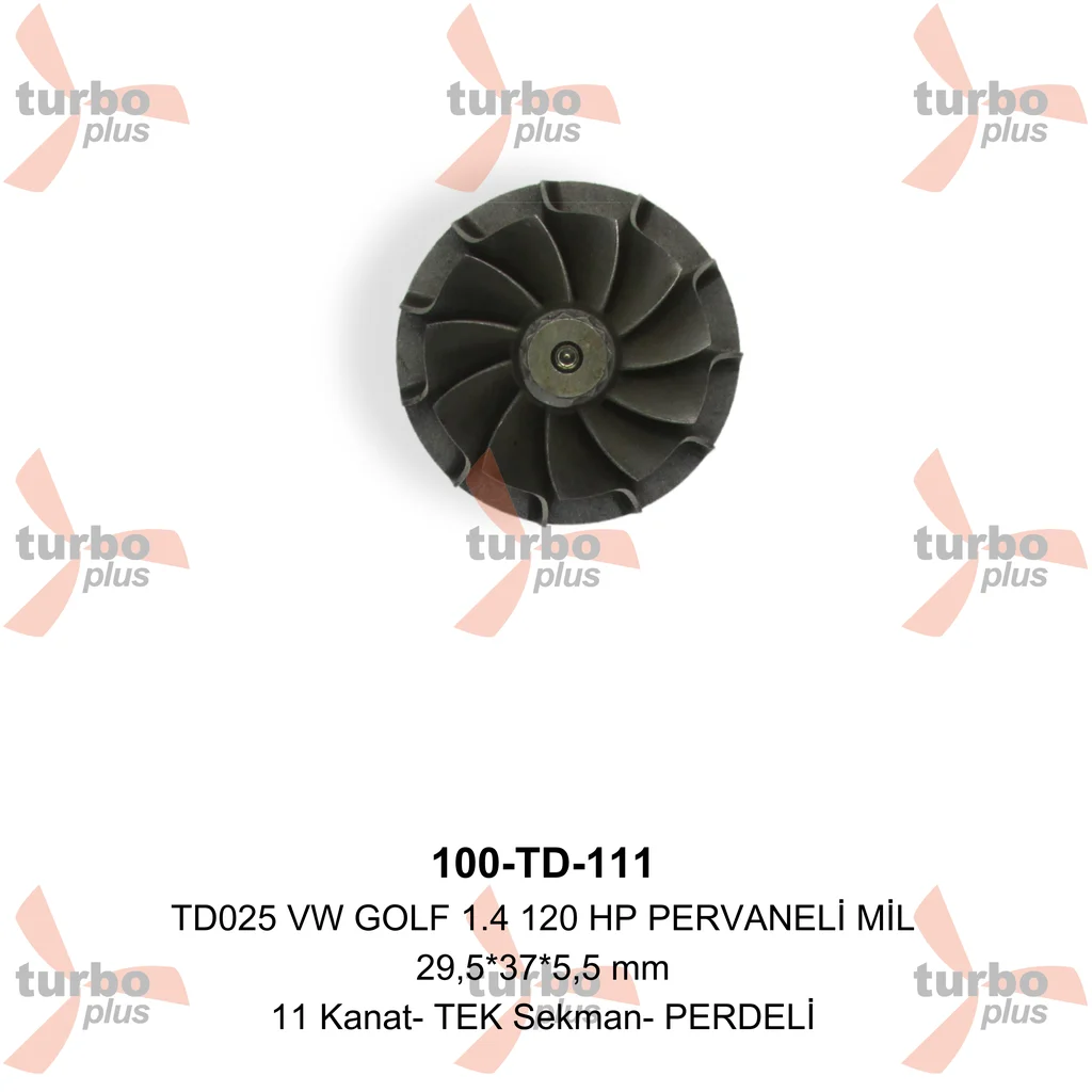 Turbo Plus | TD025 VW GOLF 1.4 120 HP PERVANELİ MİL