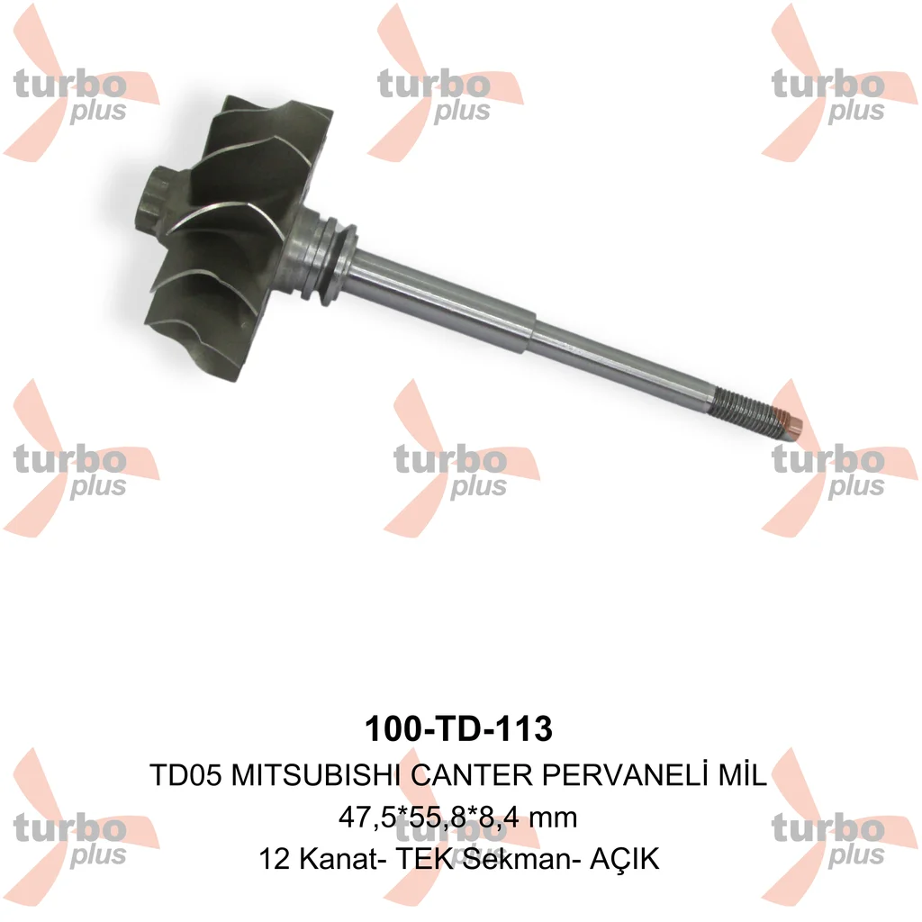 Turbo Plus | TD05 MITSUBISHI CANTER PERVANELİ MİL