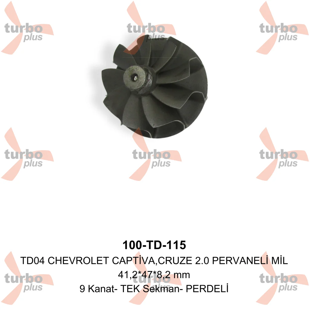 Turbo Plus | TD04 CHEVROLET CAPTİVA,CRUZE 2.0 PERVANELİ MİL