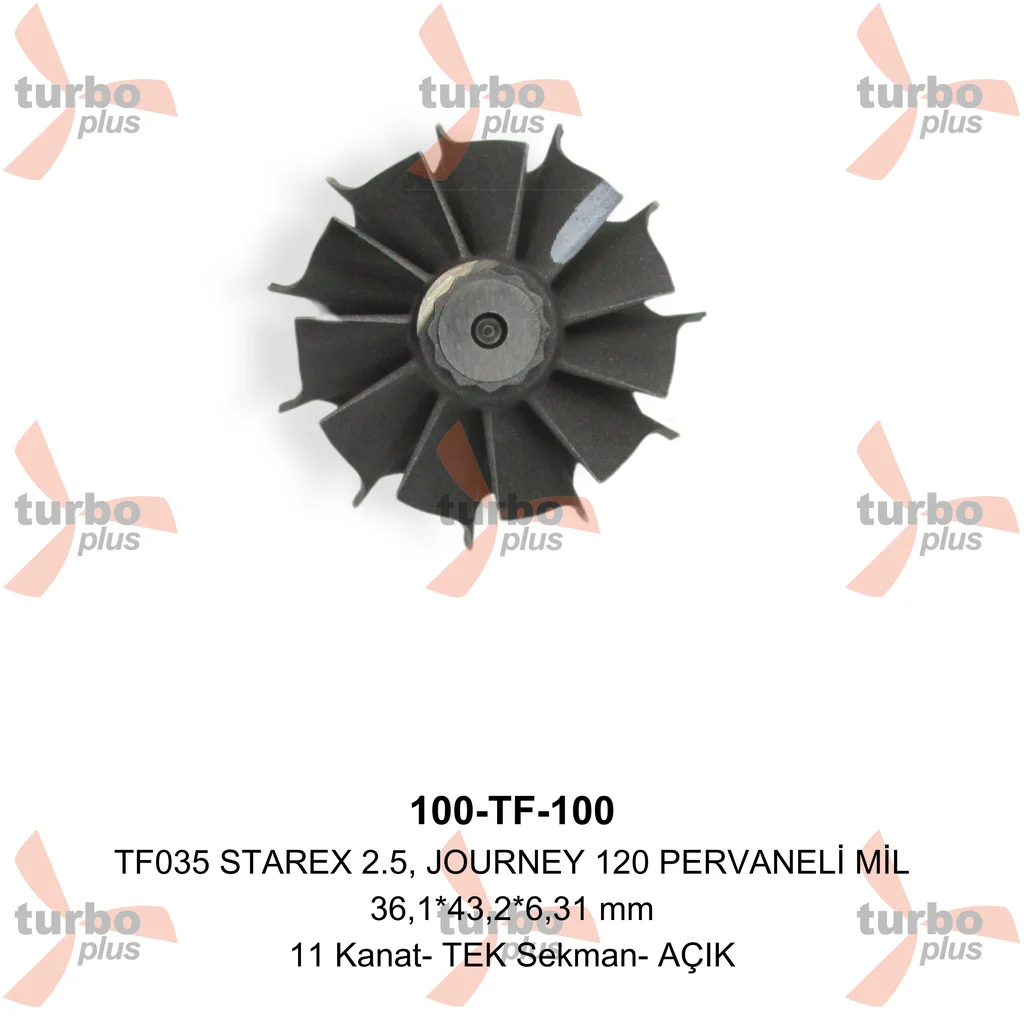 Turbo Plus | TF035 STAREX 2.5, JOURNEY 120 PERVANELİ MİL