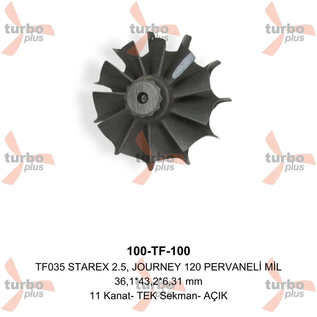 Turbo Plus | TF035 STAREX 2.5, JOURNEY 120 PERVANELİ MİL